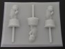 288sp Inquisitive Monkey Chocolate or Hard Candy Lollipop Mold